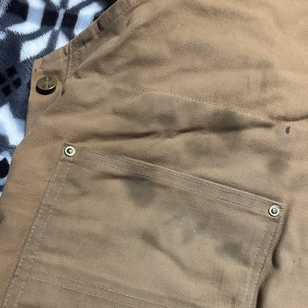 Carhartt Brown Men's Work Overalls - Picture 10 of 16